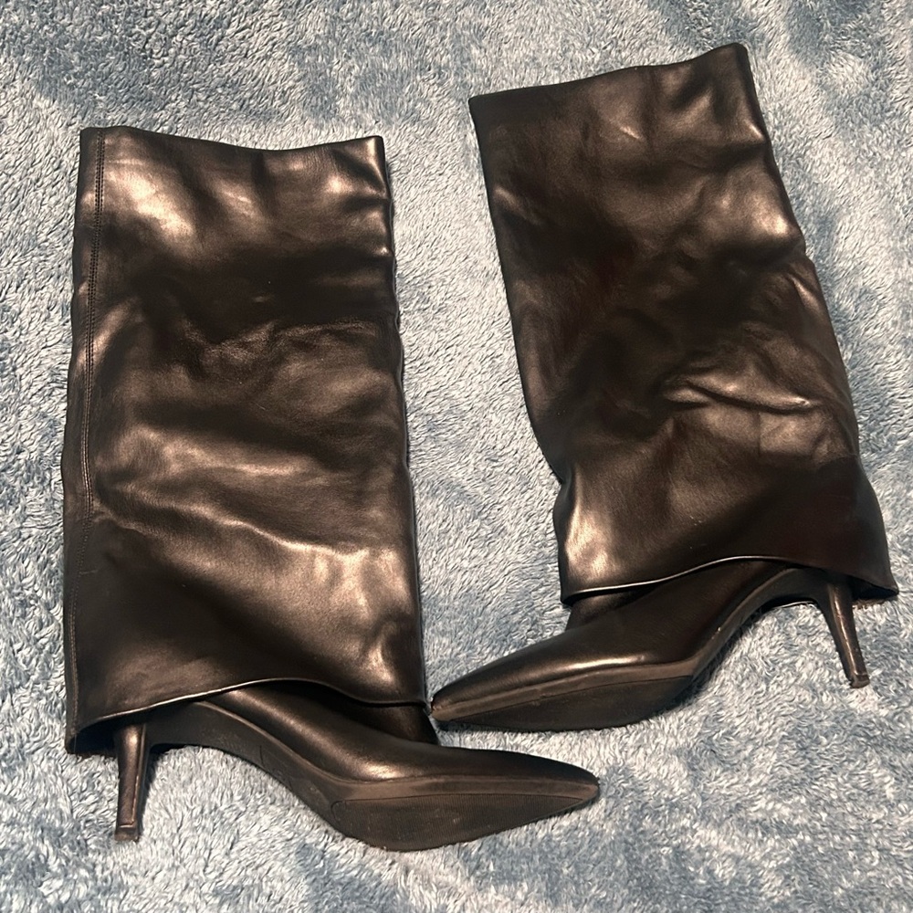 G by Guess Black Over the Knee Boots